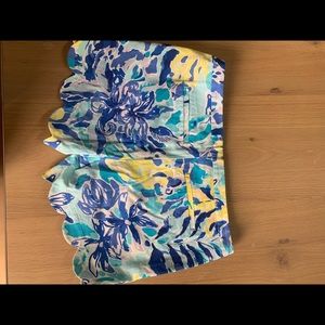 Lilly Pulitzer scalloped shorts